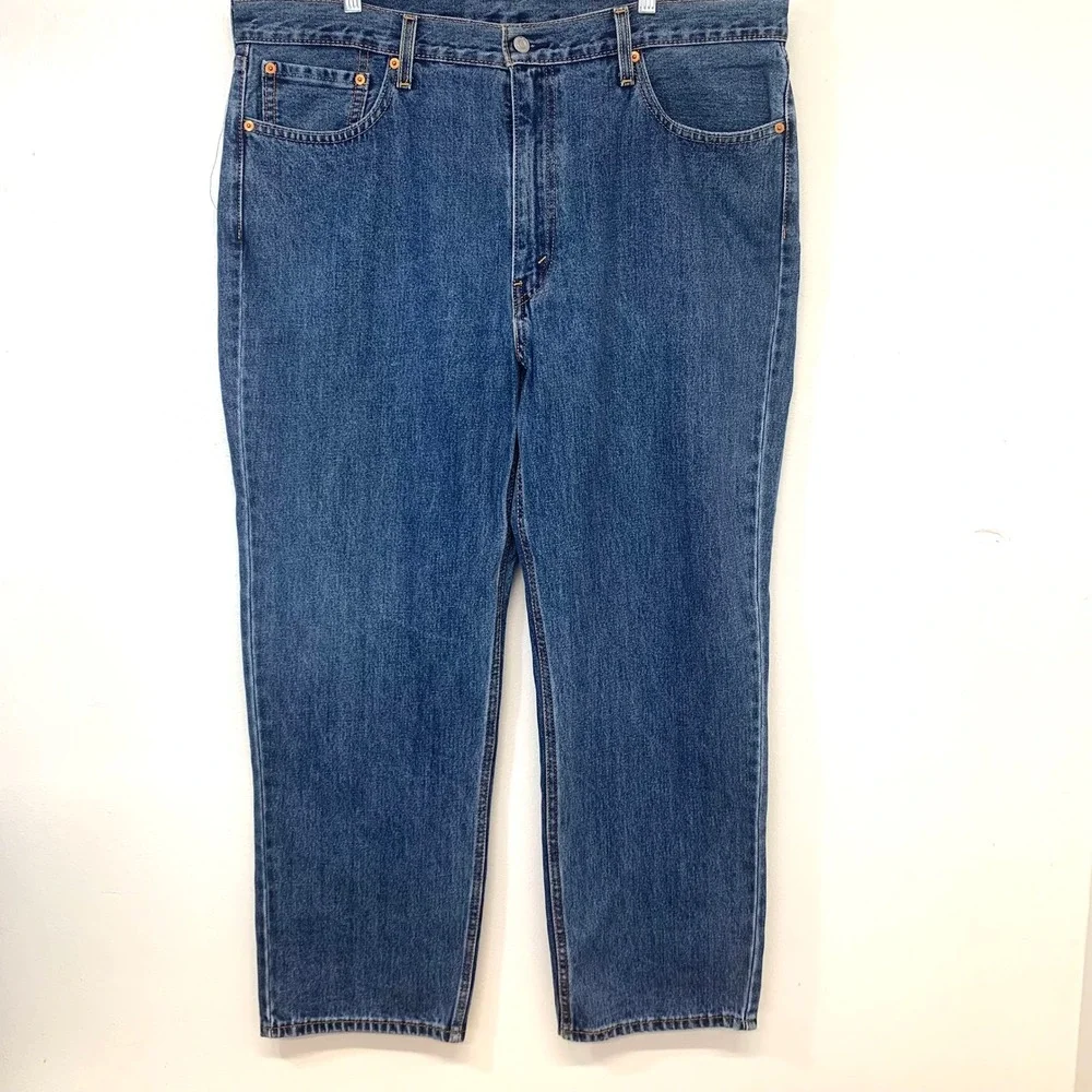 Levis 550 Relaxed Fit Mens Jeans 40x30 (fit 40x29) Blue Medium Wash  Straight